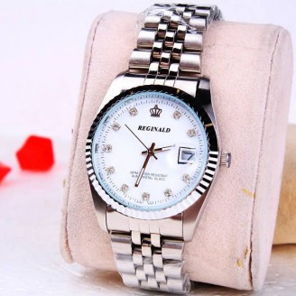 Reginald Men Watch SS White Stone