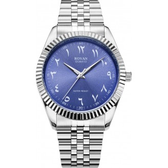 Jam Tangan Tawaf Lelaki Sport Fluted SS 38 Bdazzled Blue Jubilee