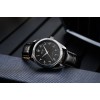 Jam Tangan Tawaf Lelaki Sport Fluted SS 38 Black Leather Black