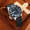 FKM Rubber Strap Straight End Black