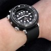 FKM Rubber Strap Straight End Black
