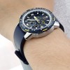 FKM Rubber Strap Straight End Blue