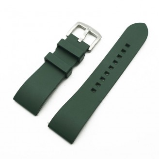 FKM Rubber Strap Straight End Green