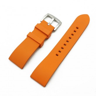 FKM Rubber Strap Straight End Orange