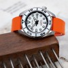 FKM Rubber Strap Straight End Orange