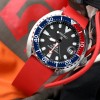 FKM Rubber Strap Straight End Red